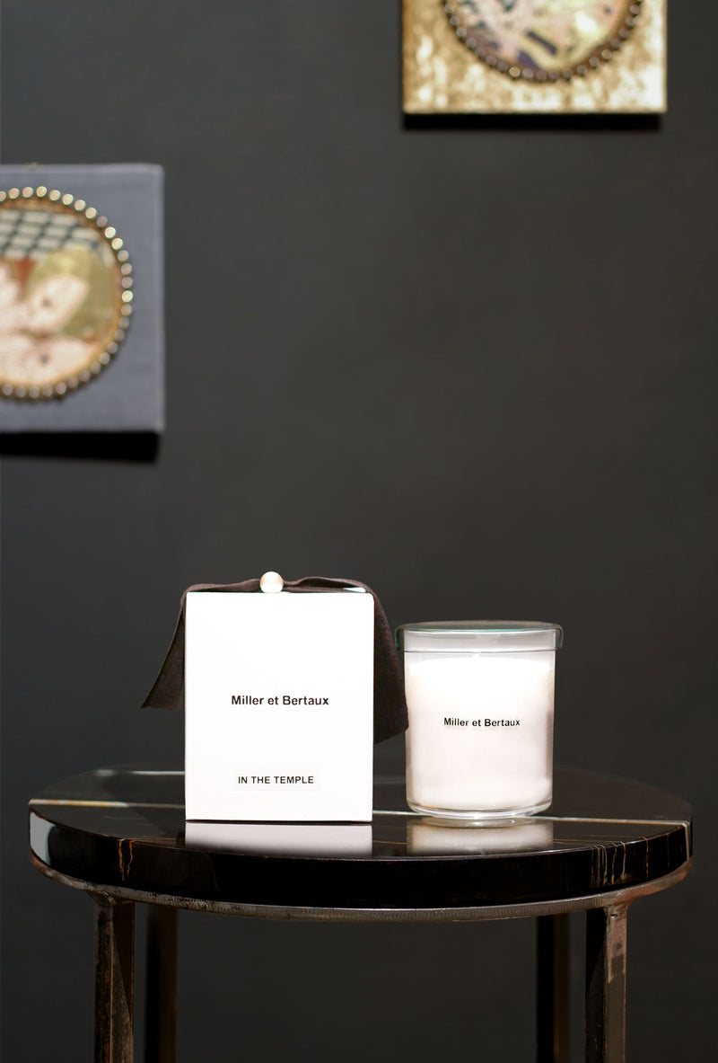 In the temple miller et bertaux candela profumata legnosa 190g