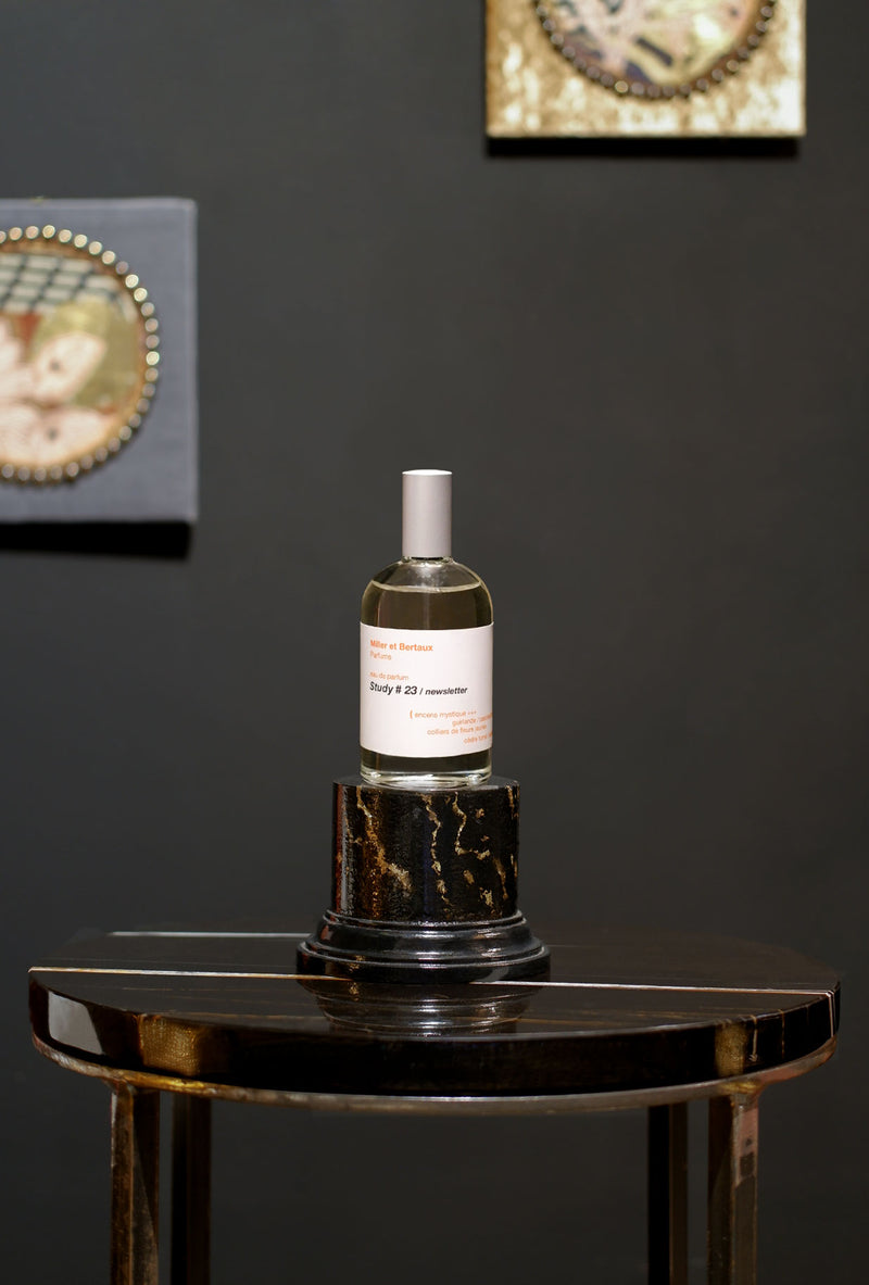 study 23 newsletter eau de parfum 100ml della maison miller et bertaux