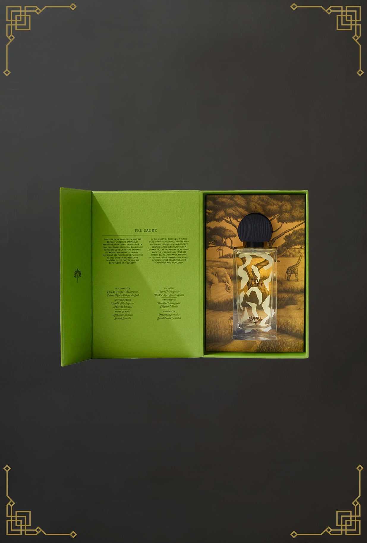 feu sacre è la nuova eau de parfum 100ml di mysticum fragrances