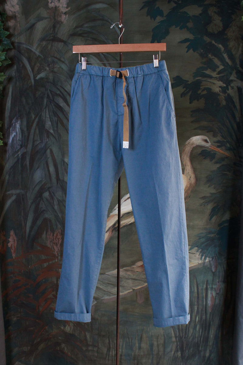 pantalaccio jogger da uomo di white sand in cotone papertouch ultralight color carta da zucchero