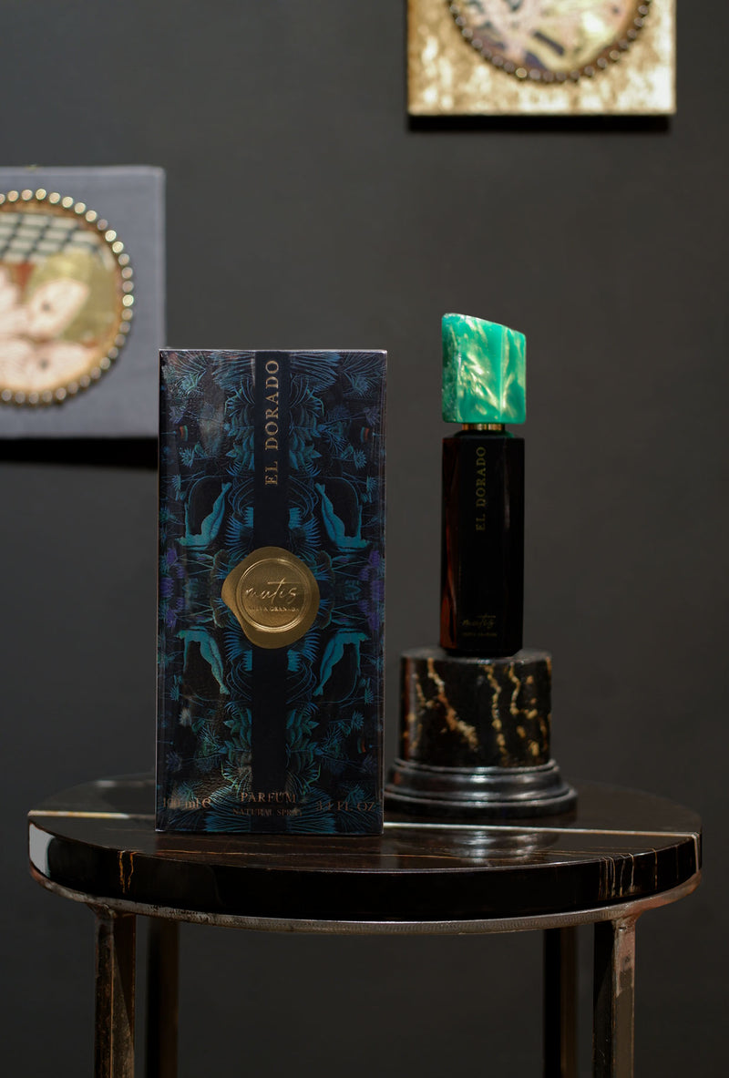 El Dorado Parfum di Mutis Nueva Granada con Pepe Nero, Incenso e Canapa