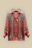 Camicia Glamour Red Paisley interpreta appieno lo stile bohémien di Mes Demoiselles Paris