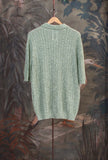 Knitted Shirt a maniche corte firmata 39 Masq Green da Uomo