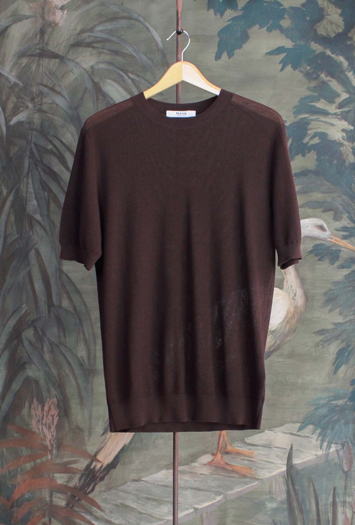 T-shirt girocollo a maniche corte Net-Cotton di 39 Masq  da Uomo