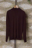 Bomber Knit in Maglia Extra-fine di 39 Masq realizzata in lana vergine dalla texture extra-fine nella profonda tonalità Moro