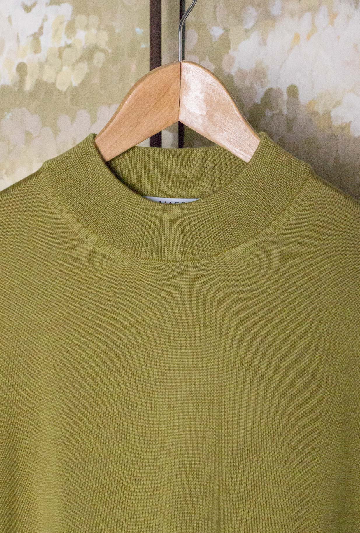 Lupetto in Maglia Extra-fine di 39 Masq realizzato in lana vergine dalla texture extra-fine nella sofisticata tonalità Fern Green da Uomo