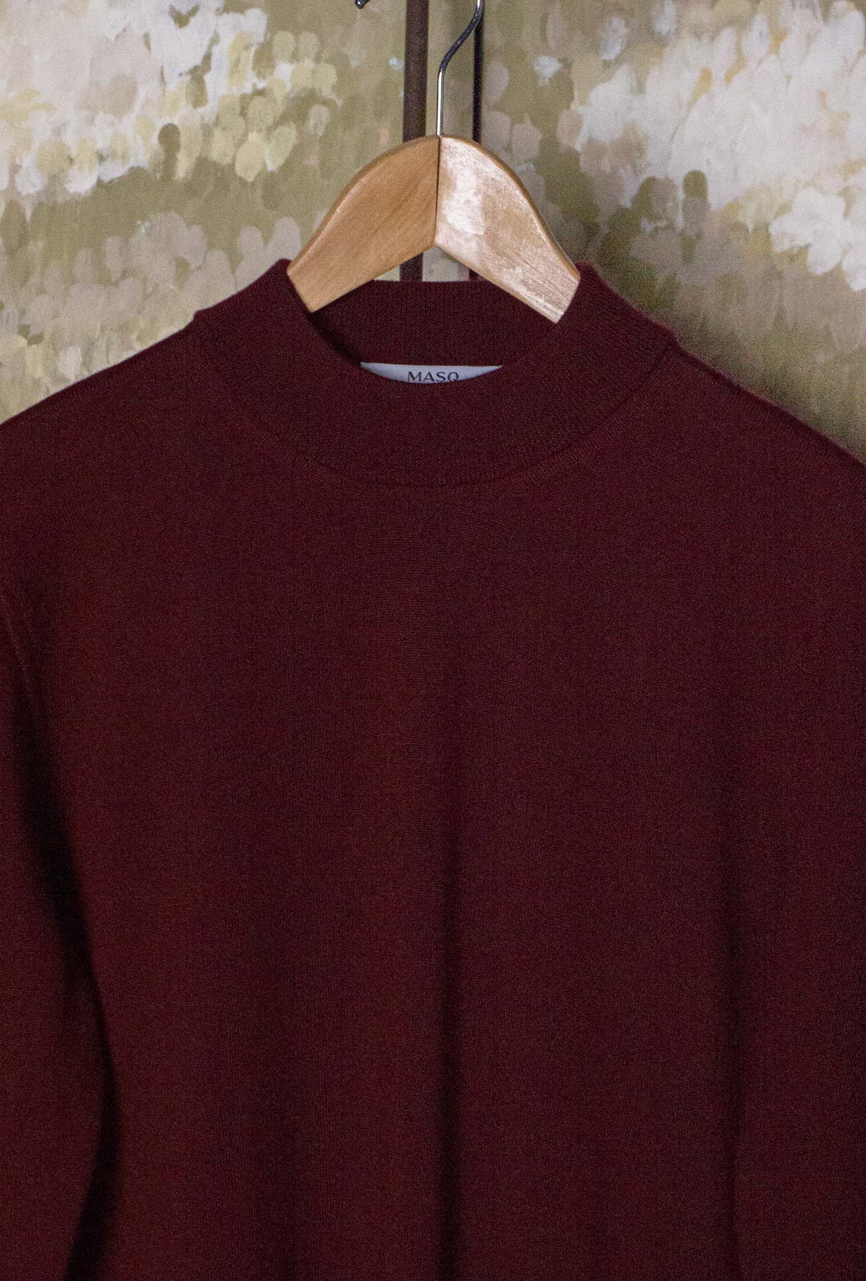 Lupetto in Maglia Extra-fine di 39 Masq realizzato in lana vergine dalla texture extra-fine nell’intensa tonalità Wine da Uomo 