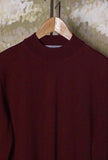 Lupetto in Maglia Extra-fine di 39 Masq realizzato in lana vergine dalla texture extra-fine nell’intensa tonalità Wine da Uomo 