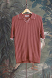 Polo a maniche corte Rib Cotton firmata 39 Masq Onion