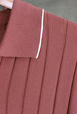 Polo a maniche corte Rib Cotton firmata 39 Masq Onion