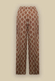 Pantalone Adanastr in Seta Oriental Tobac  Pierre Louis Mascia Retrò 70’