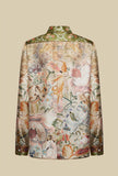 Pierre Louis Marcia Camicia Aloe Seta Victorian Garden Pura Seta