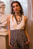 Alessia Santi Donna Tuta Diamonds Coco' Black and White