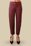 Fluid Cargo Pants di Alessia Santi proposti nella sofisticata tonalità Chocolat da Donna
