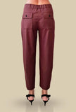 Fluid Cargo Pants di Alessia Santi proposti nella sofisticata tonalità Chocolat da Donna