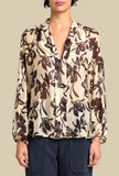 Boho Blouse Ivory Flowers