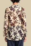 Boho Blouse Ivory Flowers