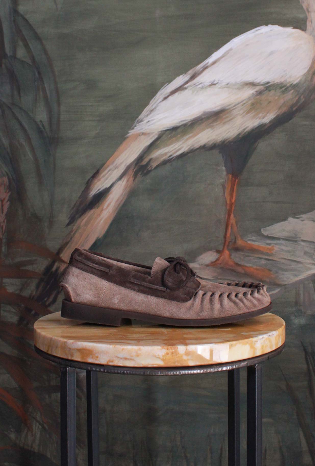 Nuovo mocassino Gorian di Alexander Hotto Antilope Brown da Uomo
