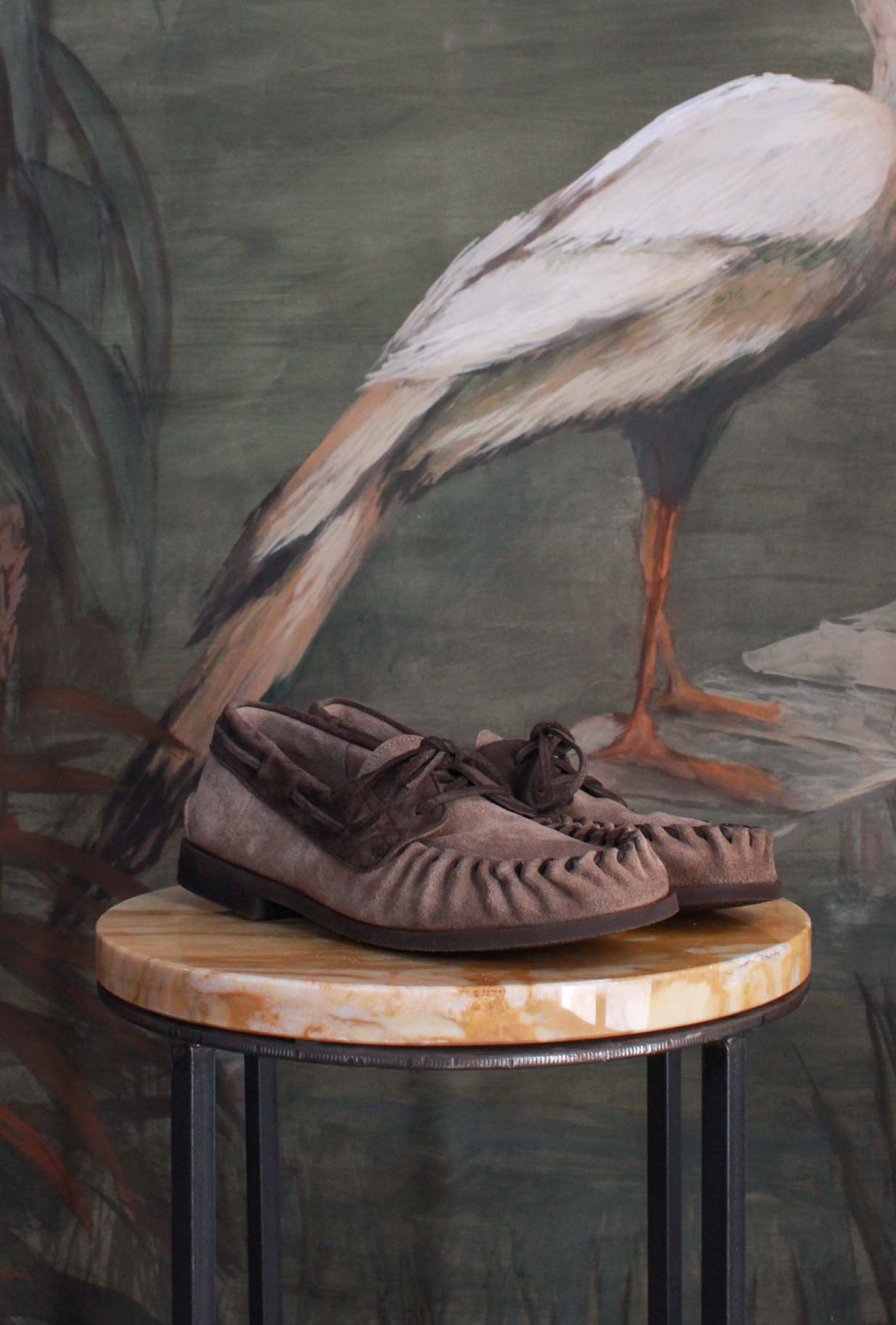 Nuovo mocassino Gorian di Alexander Hotto Antilope Brown da Uomo
