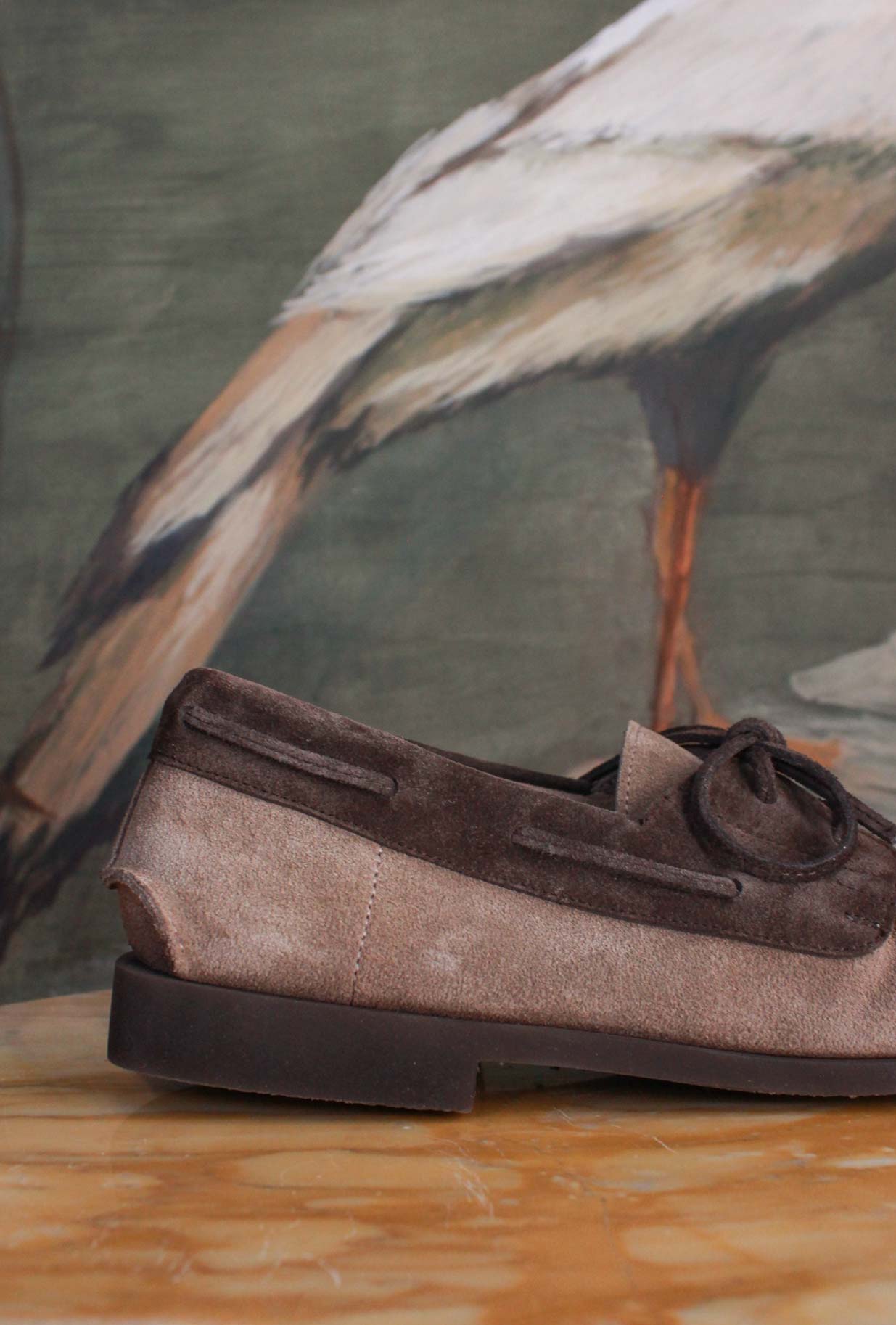Nuovo mocassino Gorian di Alexander Hotto Antilope Brown da Uomo