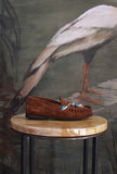 Mocassino Loafer Tassels Foulard Suede Tobac