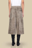Bermuda Jogger di Alysi realizzato in velluto a coste nella sofisticata tonalità Silver da Donna
