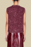 Gilet in Maglia Bic-boc Merlot
