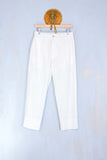Pantalone di Amaranto da uomo jogger in cotone total white