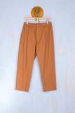 Pantalone di Amaranto da uomo jogger in cotone color ruggine