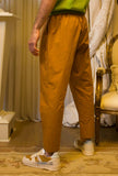 Amaranto Uomo Pantalone Papertouch Ruggine