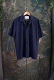 Bowling Shirt Fresh Wool Night Blue