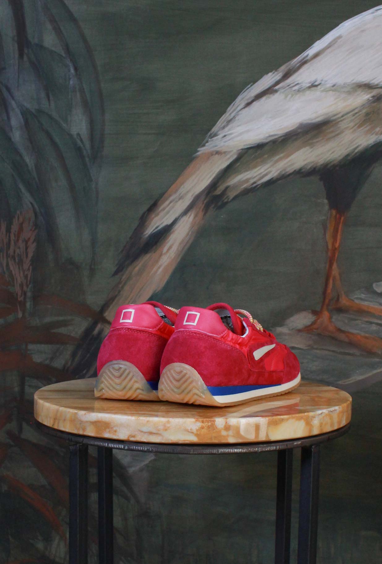 Nuova Sneaker Athleta Ballet di D.A.T.E.  in nylon con vibrante tonalità Fuxia da Donna