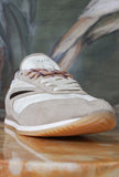 Nuova Sneaker Athleta Ballet di D.A.T.E.  in nylon con vibrante tonalità Ivory da Donna