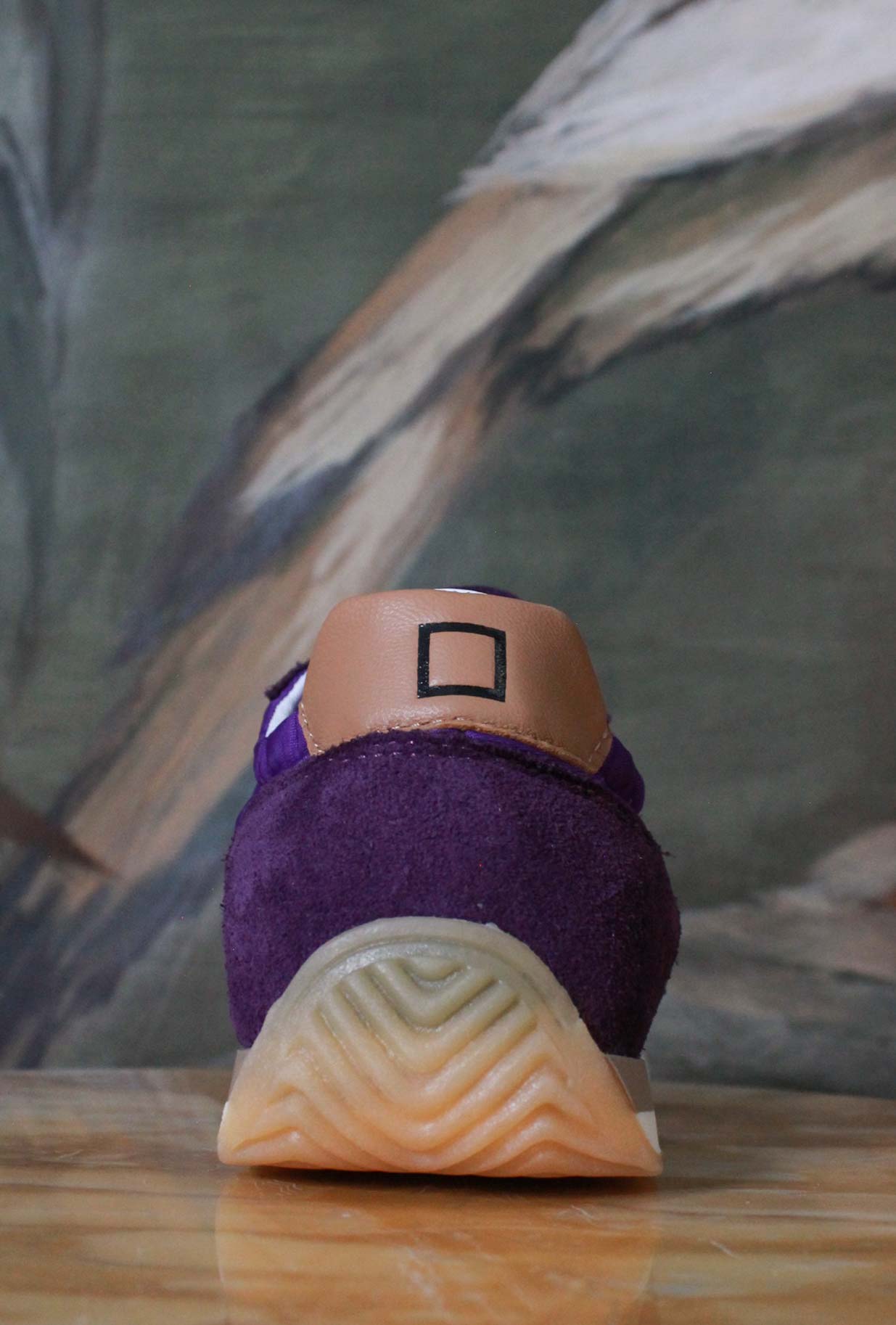 Nuova Sneaker Athleta Ballet di D.A.T.E.  in nylon con vibrante tonalità Purple da Donna