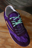 Nuova Sneaker Athleta Ballet di D.A.T.E.  in nylon con vibrante tonalità Purple da Donna