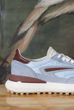 Nuova Sneaker Athleta di D.A.T.E.  in nylon con vibrante tonalità Sky da Donna