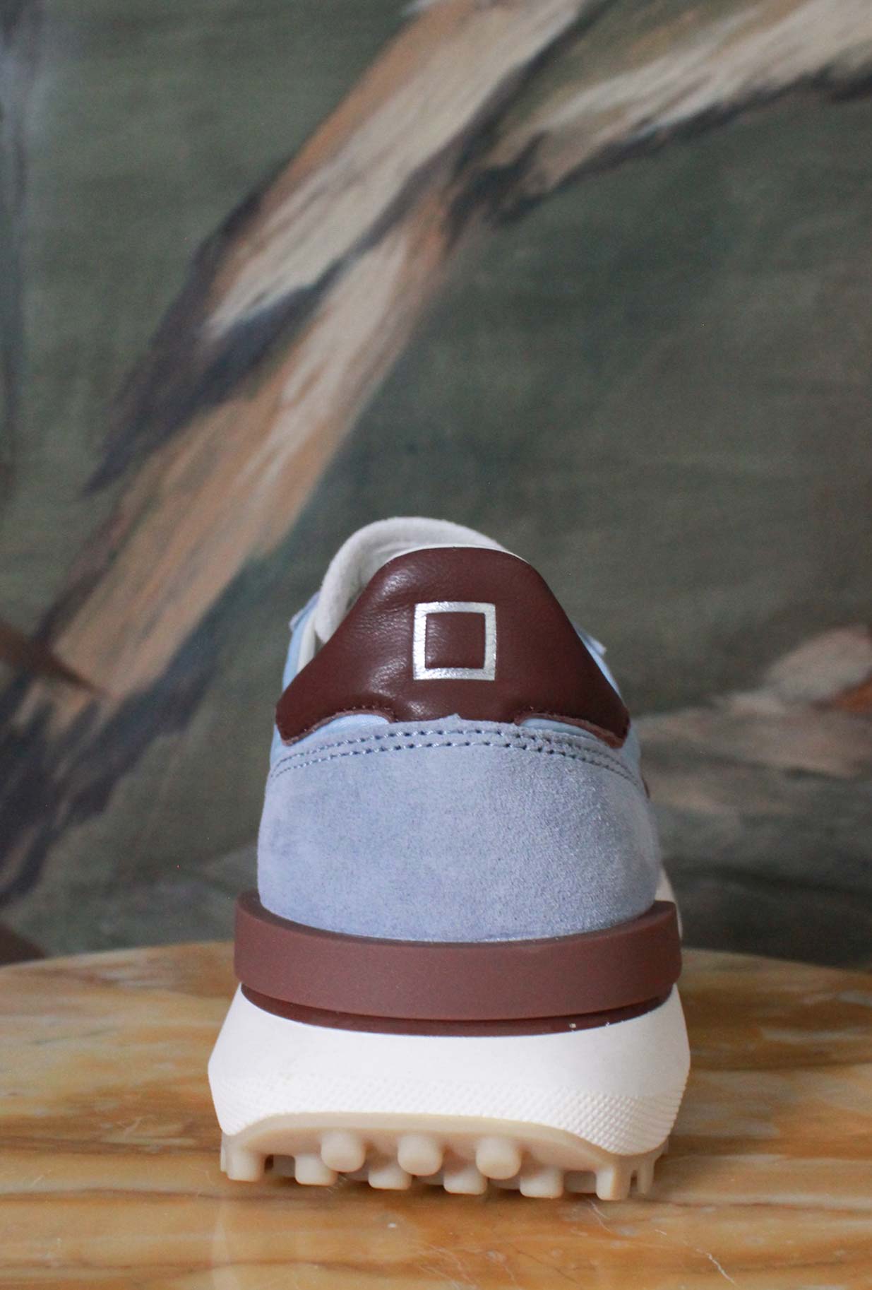 Nuova Sneaker Athleta di D.A.T.E.  in nylon con vibrante tonalità Sky da Donna