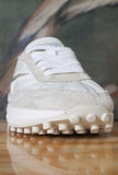 Nuova Sneaker Athleta Ballet di D.A.T.E.  in nylon con vibrante tonalità Ivory da Donna