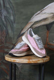 Nuova Sneaker Athleta di D.A.T.E.  in nylon con vibrante tonalità Pink da Donna