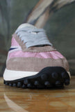 Nuova Sneaker Athleta di D.A.T.E.  in nylon con vibrante tonalità Pink da Donna
