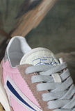 Nuova Sneaker Athleta di D.A.T.E.  in nylon con vibrante tonalità Pink da Donna