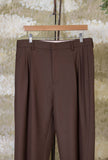 Pantalone di Be Able realizzato in pregiata lana vergine nella profonda tonalità Castagna da Uomo