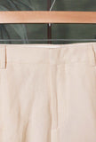 Pantalone firmato Be Able realizzato in pregiato bull denim di lino e cotone nella delicata tonalità Ivory da Uomo