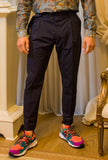 Be able Uomo Pantalone Andy Popeline Papertouch color Blu Navy