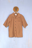 Madson km0 camicia in cotone color coccio  collezione primavera estate