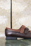 Ballerina Casi Double di Camper  nella raffinata combinazione Black-Cuoio da Donna