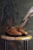 Mocassino barca Slingback di Camper in nabuck brown per l'estate 2025