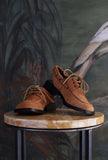 Mocassino barca Slingback di Camper in nabuck brown per l'estate 2025