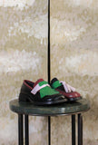 Mocassino Twins Limited di Camper in  pelle Bordeaux-Pink-Green da Donna