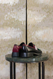 Mocassino Twins Limited di Camper in  pelle Bordeaux-Pink-Green da Donna